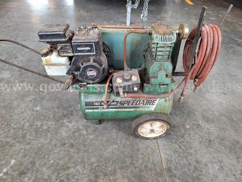 SPEEDAIRE COMPRESSOR w/ 3 HP Briggs & Stratton gas engine