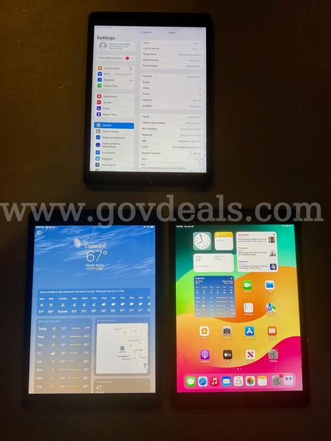 Lot of 5 Apple iPads 9th Gen β Mixed storage