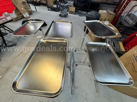 NEW AMG Mayo Type Instrument Table β Stainless Steel Medical Procedure Stands