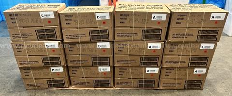 144 MRE Meals/ 12 cases located in Post Falls, ID