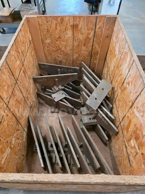Lot of 8 Scraper Tooth, sweep tooth, 10 tooth, out rabble, 11 tooth, in rabble