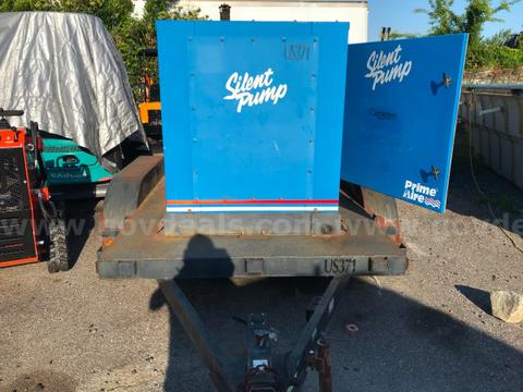 2014 MANSFIELD TRAILER W/4" GORMAN-RUPP DIESEL PUMP