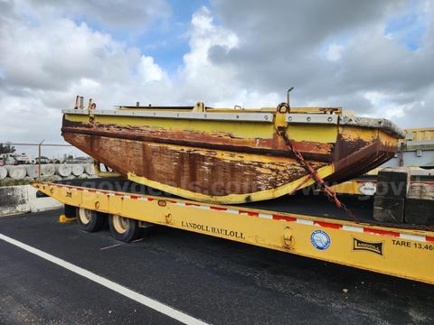 TOWBOAT 25', STEEL HULL ONLY, STRIPPED