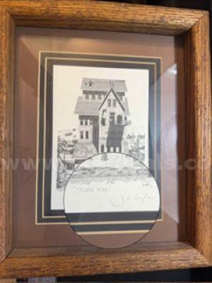Vintage, Silver King, Signed Pen, and Ink Lithograph . Not Authenticated. Excellent Condition