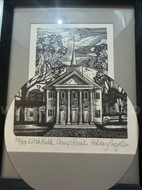 Hilary Paynter Print - Sign and Numbered 38/50. Litchfield, Connecticut