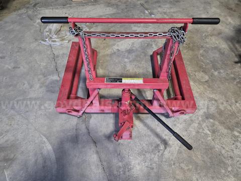 SUNEX TOOLS HYDRAULIC WHEEL DOLLY USED GOOD