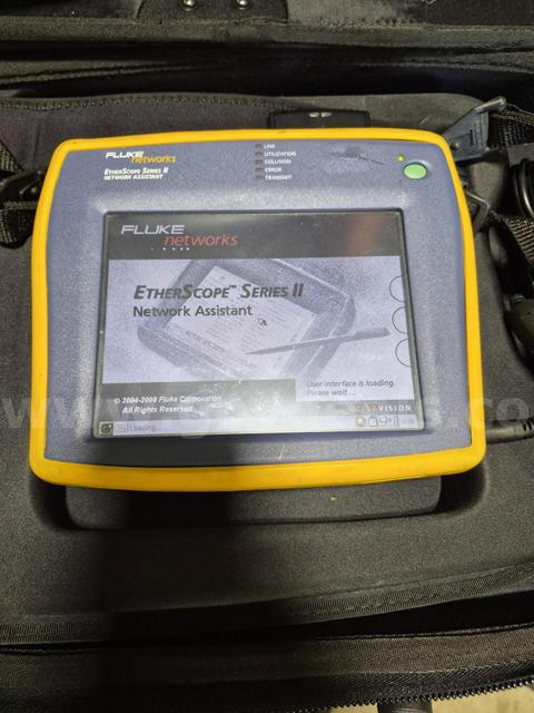 FLUKE PORTABLE NETWORK ANALYZER GOOD CONDITION