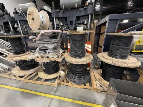 Cable, Power and Distribution Cable, 500KCMIL 3/C to 16AWG 5/C, CU and AL, Partial and Full Reels, Qty 9 Reels and 1 Pal