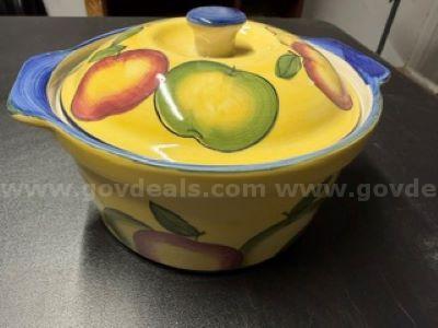 Vintage Pottery, Bread Bowl, Unauthenticated,