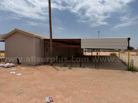 Portable Office Trailer, Approx. 75ft L x 15-1/2ft W, with Awning