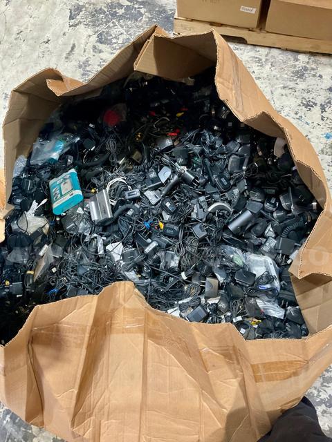Bulk Lot of Assorted Power Adapters, Chargers & Cables