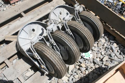 2 Military Aircraft Swivel Wheels