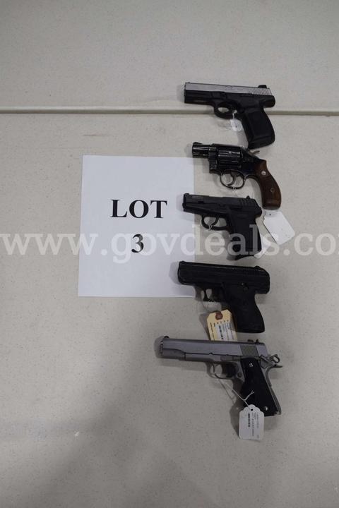 5 Handguns - Lot 3