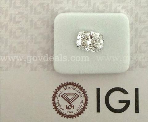 2.56 Carat Cushion Brilliant Diamond VS1