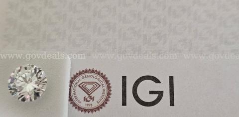 3.88 Carat Round Brilliant Diamond VS1