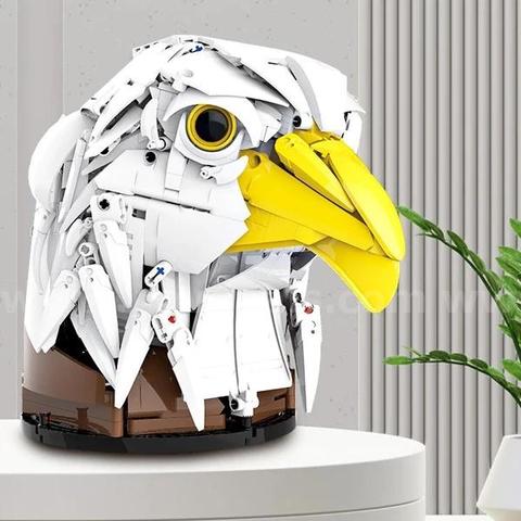 SHIPPING AVAILABLE DK 5015 Eagle Head Building Blocks Set, 1082 PCS Bionic Wall