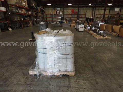 25 rubber mats on pallet.