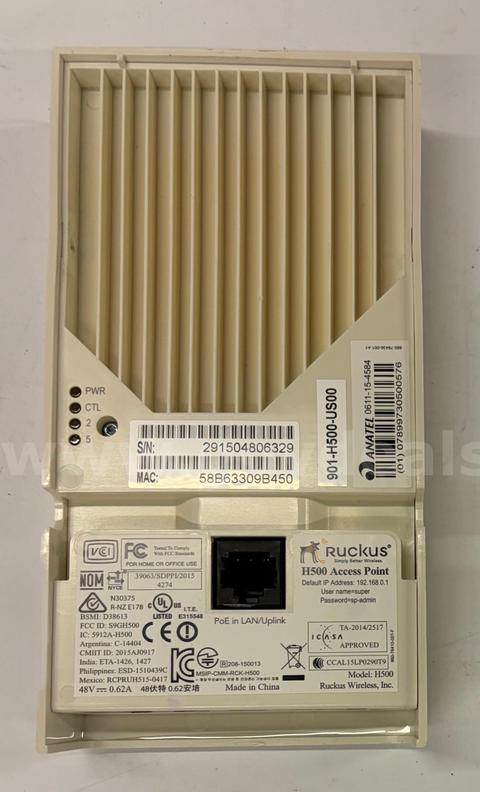 Lot of 249 Ruckus H500 Wireless Access Points β Power Tested