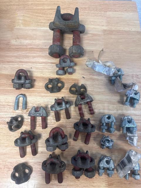 Miscellaneous lot of clamps
