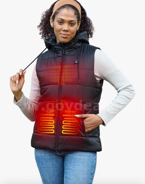 SHIPPING AVAILABLE  Lot of 4,Women's Heated Vest,Lightweight Electric Vest foSMA