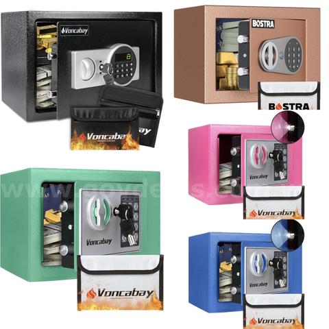 Lot of 30 , Voncabay Money Safe Box for Home with Sensor Light & Fireproof Money