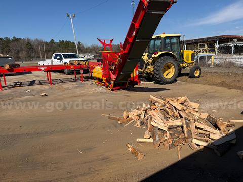 Rabaud pto powered firewood processor/ firewood splitter new with live deck!