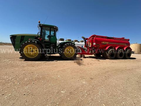 2014 John Deere 9360R Tractor w/ Nuhn Electra Steer 7350 Vacuum Tank