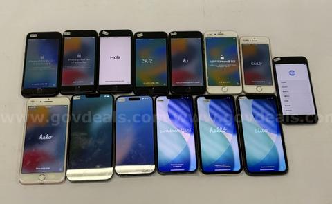 Lot of (14) Apple iPhones β Mixed Models & Storage Capacities β iCloud / MDM Locked