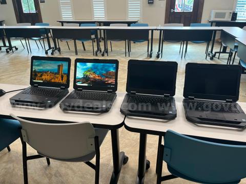 4 Dell Rugged Toughbooks