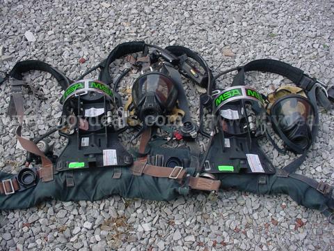 2 MSA HP 4500 scba air packs