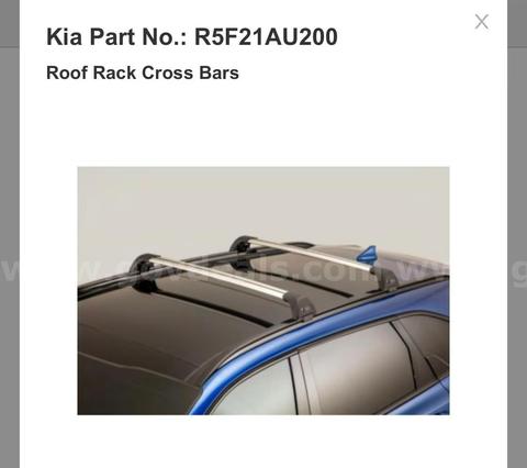 SHIPPING AVAILABLE Genuine Kia Roof Rack Cross Bars R5F21AU200 Fit Sorento 2021 2022 2023 Gas & Hybrid(AU200)