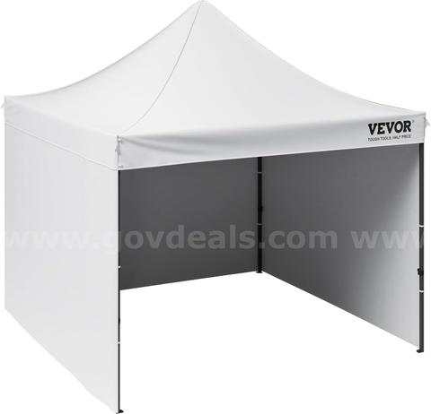 SHIPPING AVAILABLE 10x8 FT Pop up Canopy with Removable Sidewalls, Instant Canopies Portable Gazebo & Wheeled(7-BY)