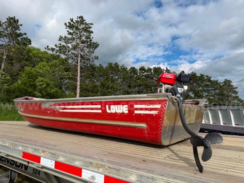 LOWE BOAT AND MOTOR
