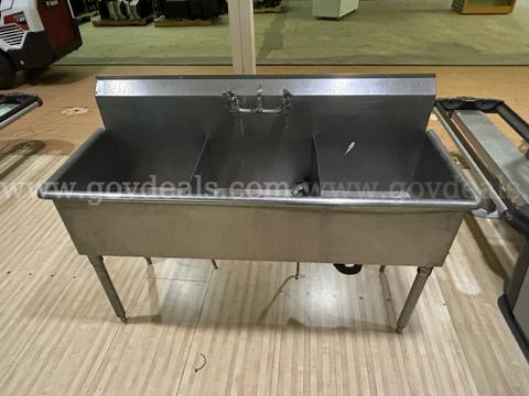 Lambertson NSF Stainless Sink 54"