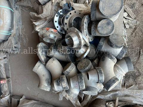 Fittings and Flanges, Stainless and Carbon Steel, 4in to 16in, STD to Sch120, Approx Qty 105