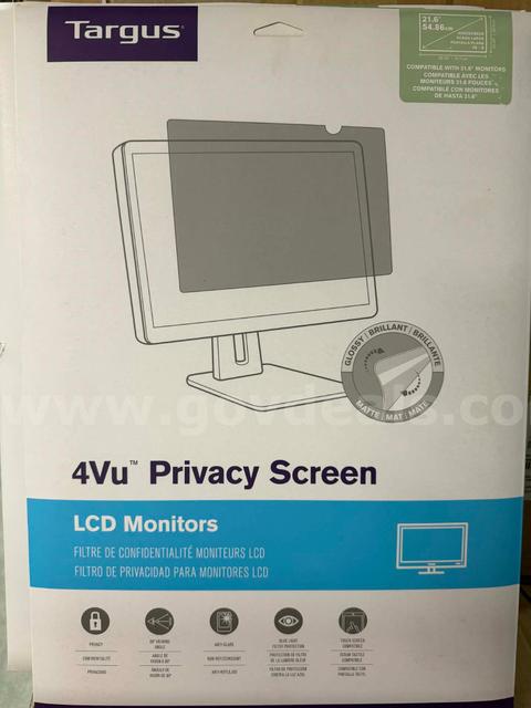 Lot 61 β Brand New Sealed Targus 4Vu Privacy Screen 21.6β³ Widescreen (16:9) β ASF216W9CAZ-70