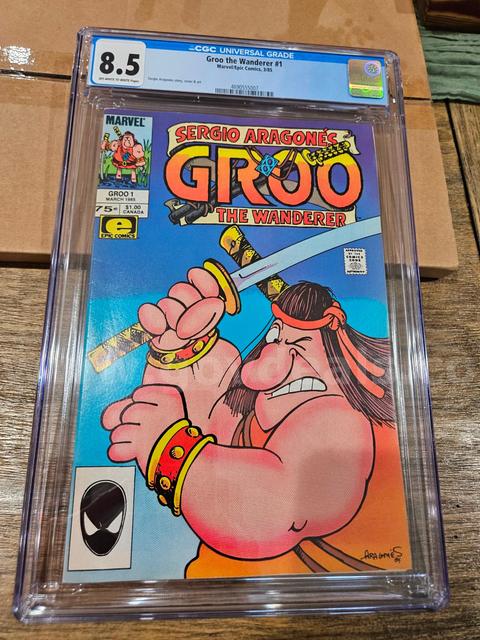 Groo the Wanderer Marvel #1 CGC 8.5 First Marvel Series Issue Rare