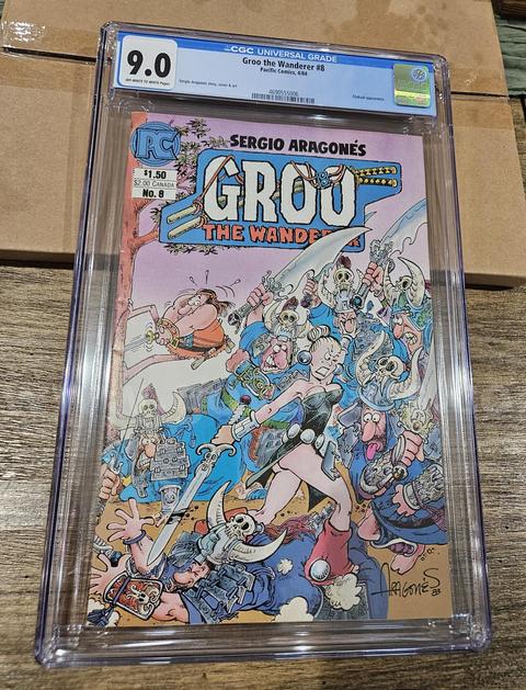 Groo the Wanderer Pacific Comics #8 CGC 9.0 High Grade Rare