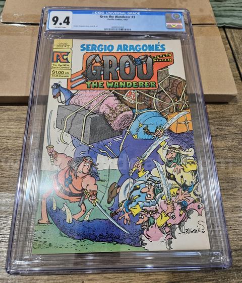 Groo the Wanderer Pacific Comics #3 CGC 9.4 High Grade Rare
