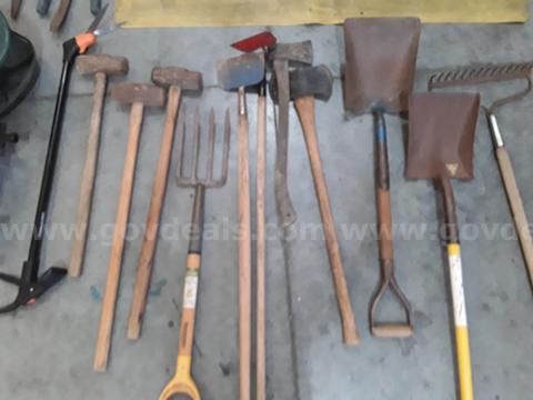 Lot of Yard Tools and Mat