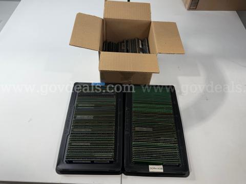 Lot of (222) DDR4/3 8GB Memory Modules (RAM) β Mixed Brands β Untested