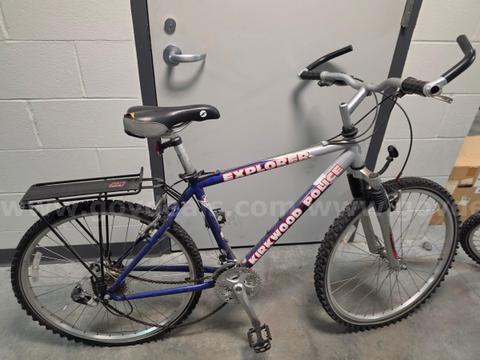 Lot of four Police bicycles