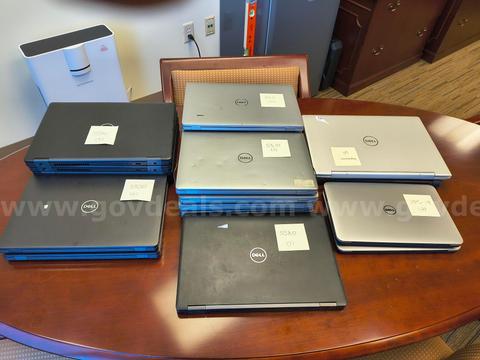 Lot of 19 Dell Laptop Computers, to be sold as is. Bare Bones