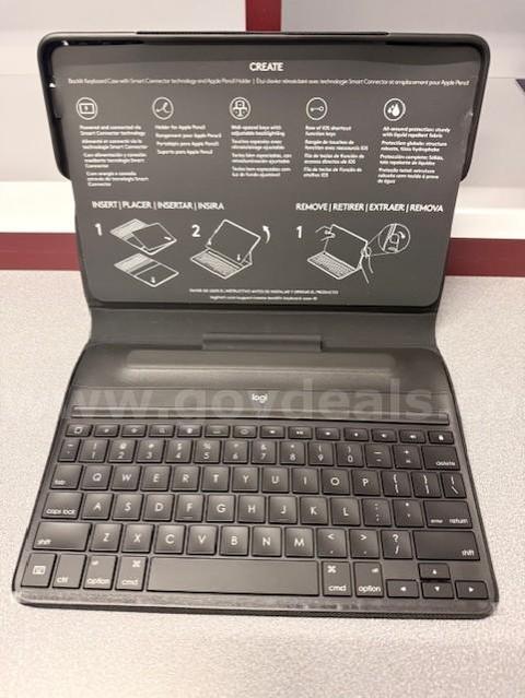 Brand: Logitech Model: For 9.7" iPad Pro Backlit Keyboard Case with Smart Connector Tech NO APPLE PENCIL INCLUDED.