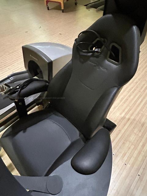 MWE Lab Emperor Scorpion Ergonomic Workstation with Integrated Racing Seat