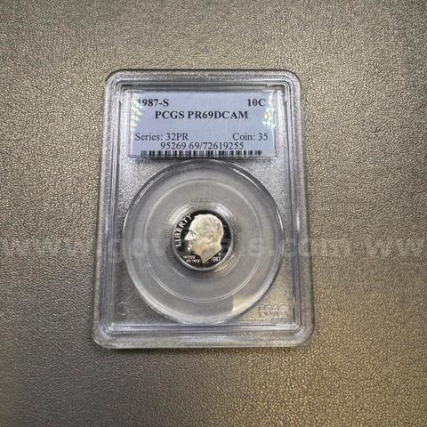 1987-S PR69 Dime