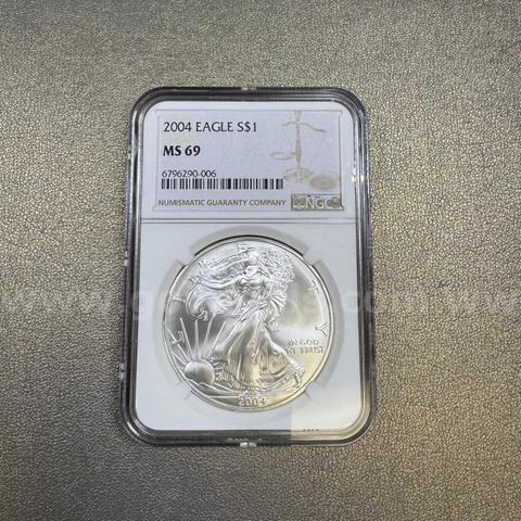2004 MS69 Walking Liberty Dollar