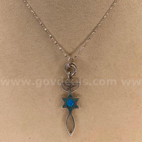 925 Silver Stamped Necklace
