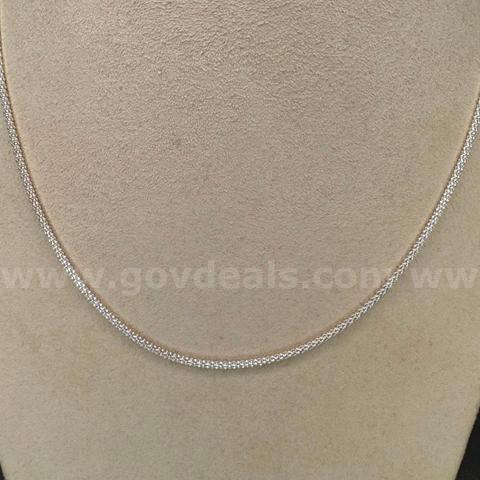 925 Silver Stamped Necklace