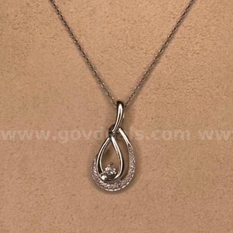 925 Silver Stamped Necklace